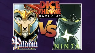 Dice Throne Duel Gameplay | Paladin vs Ninja