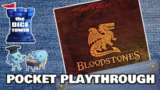 Bloodstones - A Game by Martin Wallace - Pocket Playthrough with Stella & Tarrant