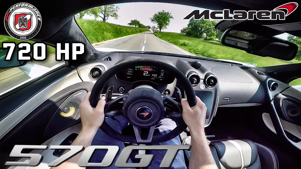 McLaren 570 GT 720 HP POV Test Drive PP Performance by AutoTopNL
