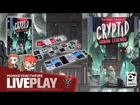 CRYPTID: URBAN LEGENDS - OSPREY GAMES | BOARD GAME LIVE PLAY |