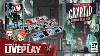 CRYPTID: URBAN LEGENDS - OSPREY GAMES | BOARD GAME LIVE PLAY |