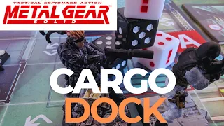 Metal Gear Solid: The Board Game Solo Playthrough Tutorial | Cargo Dock Mission