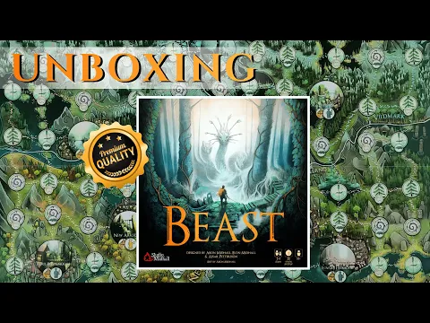 Beast Board Game Unboxing & Component Overview (Plus Promo Cards!)