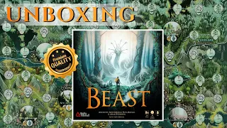 Beast Board Game Unboxing & Component Overview (Plus Promo Cards!)