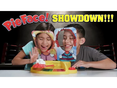PIE FACE SHOWDOWN!!! Whipped Cream CHALLENGE!