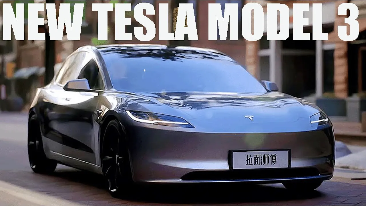 NEW Tesla Model 3 is STUNNING!