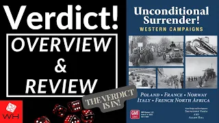 Verdict! Unconditional Surrender! Western Campaigns | Wargame | WW2 | Overview & Review