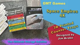 GMT Space Empires 4X - 3D Printed Counter Trays