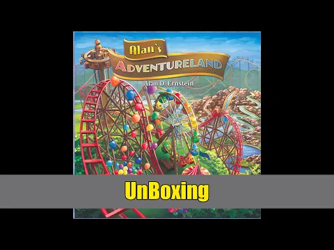Alan’s Adventureland – Board Game Unboxing!