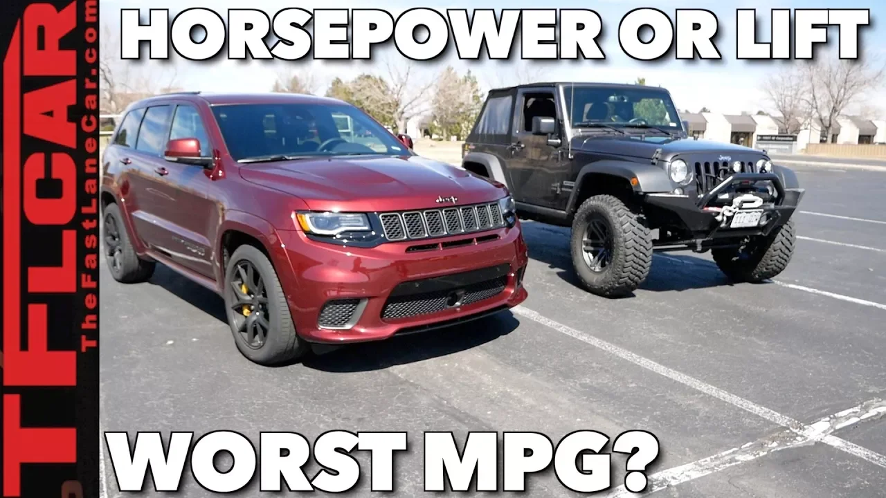 What Gets Worse Fuel Economy: 707 Horsepower or a Lift and Big Off-Road Tires?