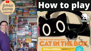 How to play Cat in the Box deluxe edition review AmassGames trick taking board game #cute #cardgame