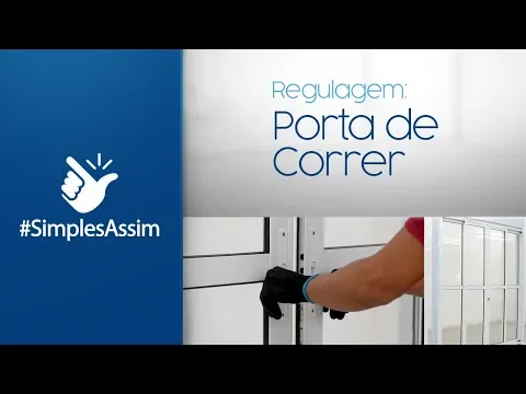 Porta de Correr 4 Folhas Alumínio Pintado Branco 2,16x2,50m Linha Alumifort Sasazaki