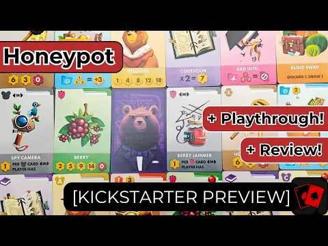 Kickstarter Preview | Honeypot (Solo Playthrough + Review)