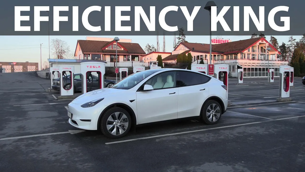 Tesla Model Y LR winter range test