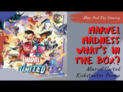Marvel Madness!!! What's In The Box? Marvel United Kickstarter Promos Unboxing