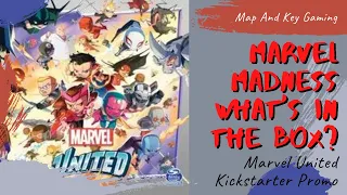 Marvel Madness!!! What's In The Box? Marvel United Kickstarter Promos  Unboxing