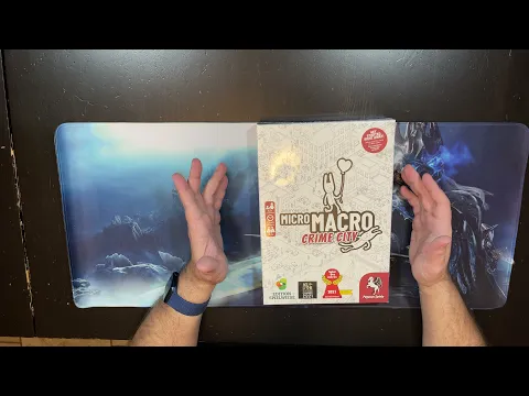 Micromacro Crime City Board Game Unboxing