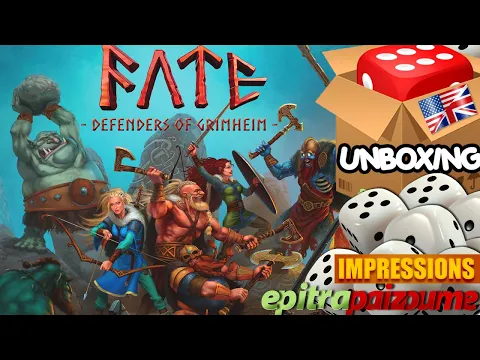 Fate Defenders of Grimheim - Unboxing & Impressions (EN) by Epitrapaizoume