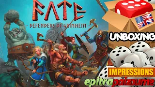 Fate Defenders of Grimheim - Unboxing & Impressions (EN) by Epitrapaizoume