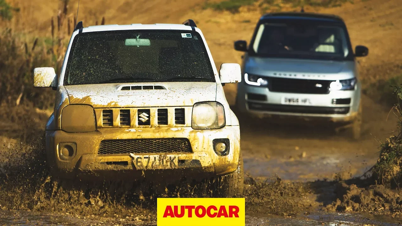 Range Rover Autobiography vs Suzuki Jimny - 4x4 face off | Autocar