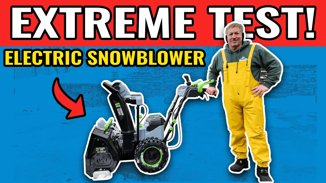 Ego 28" Two-Stage Electric Snowblower Review: Can It Clear A Monster Driveway?