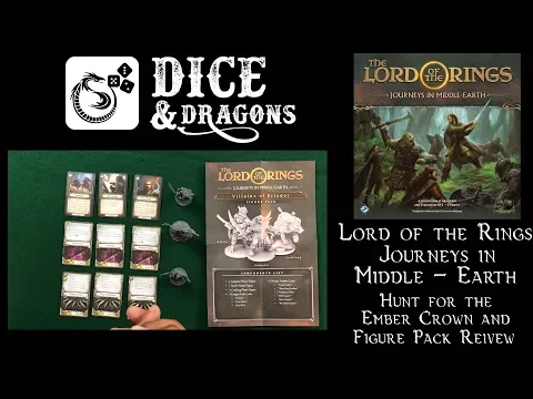 Dice and Dragons - The Lord of the Rings Journeys in Middle - Earth Hunt for the Ember Crown Review