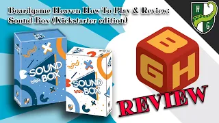 Boardgame Heaven Unboxing, How To Play & Review 196: Sound Box (Horrible Guild)
