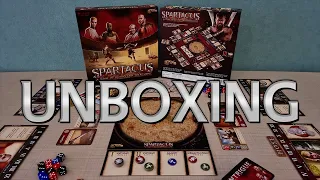 Spartacus: A Game of Blood and Treachery - Kutu Oyunu Açılımı Falan - ASMR Board Game Unboxing