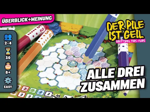 PICK A PEN - Reiner Knizia - Amigo Spiele - Brettspiel - Der Pile ist geil