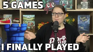 5 Games I FInally Played - with Wendy
