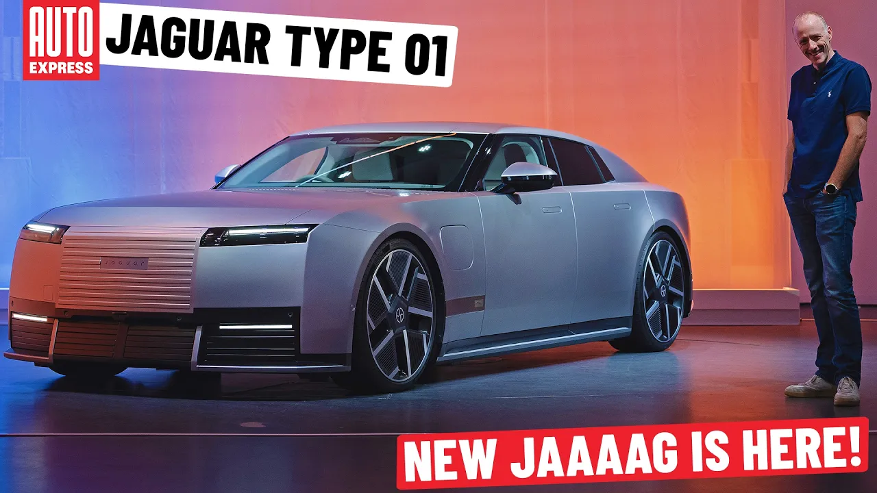 New Jaguar Type 01 finally arrives! A HUGE car for the British brand