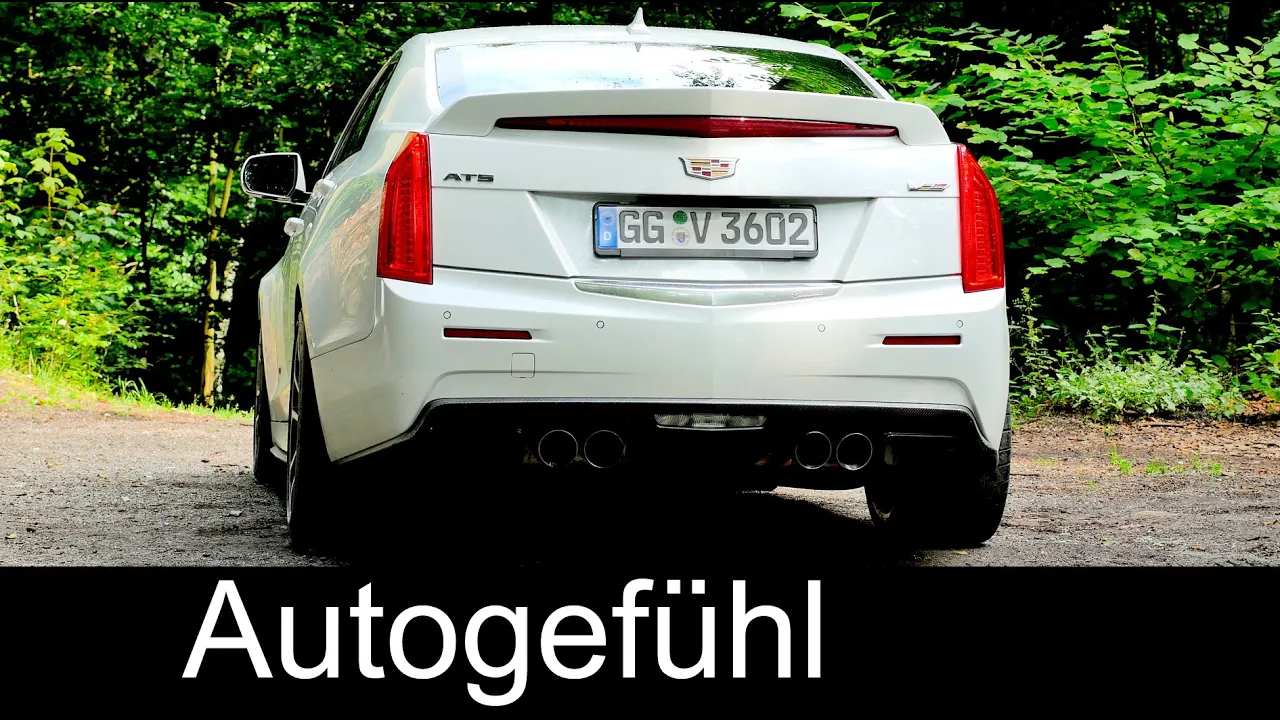 Sound & Performance 0-200 km/h 0-125 mph Cadillac ATS-V V6 - Autogefühl