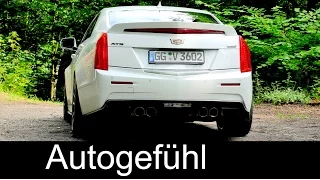 Sound & Performance 0-200 km/h 0-125 mph Cadillac ATS-V V6 - Autogefühl