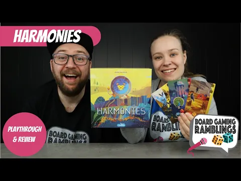 Harmonies - 2 Player Playthrough & Board Game Review