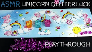 ASMR Solo Board Game Playthrough - Unicorn Glitterluck: Cloud Crystals