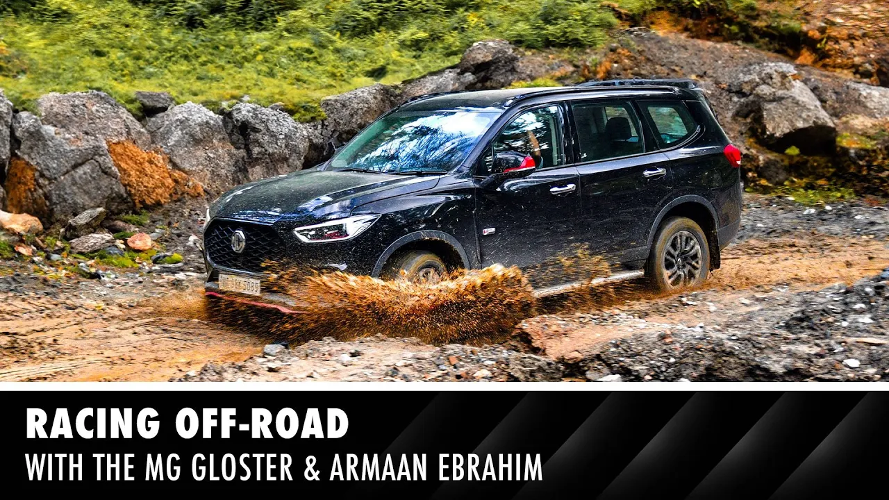 Off-roading with racing driver Armaan Ebrahim in the MG Gloster | BRANDED CONTENT | Autocar India