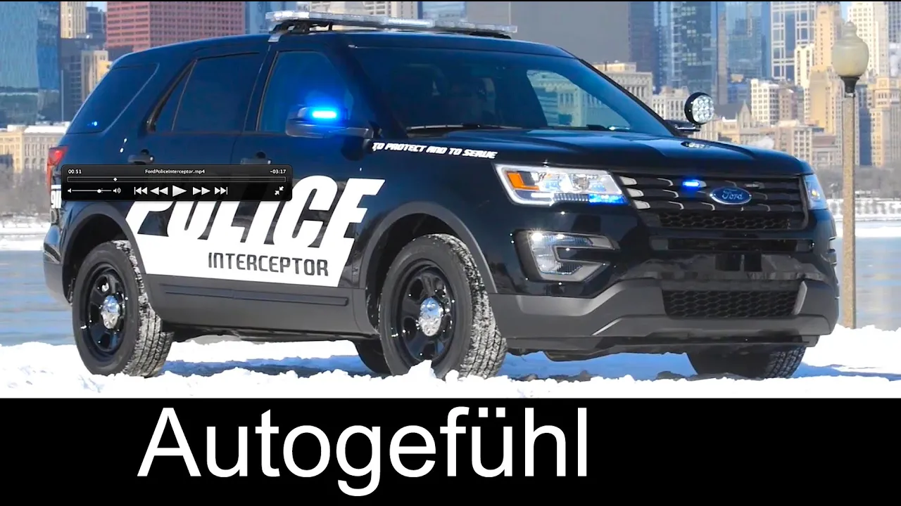 2016 Ford Police Interceptor Utility & sedan - exterior, driving & modification plant