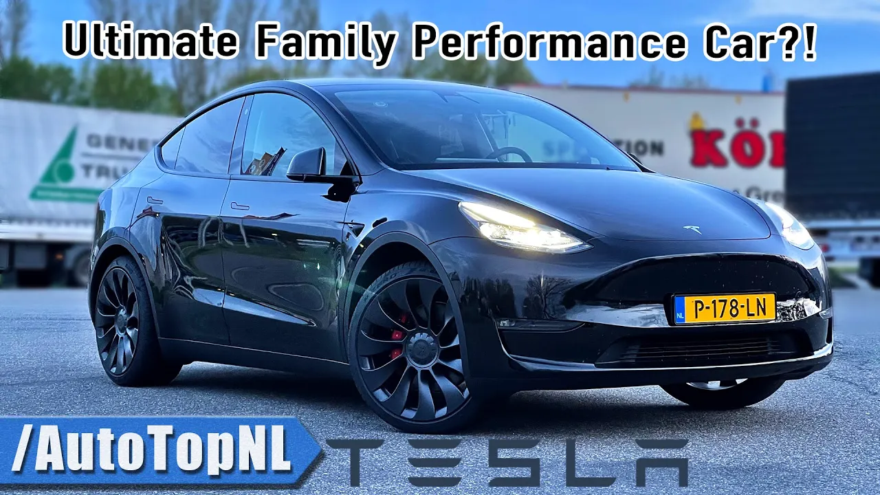 Tesla Model Y Performance | REVIEW on Autobahn by AutoTopNL