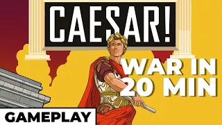 A New Favorite Two Player Game - Caesar! : Seize Rome in 20min