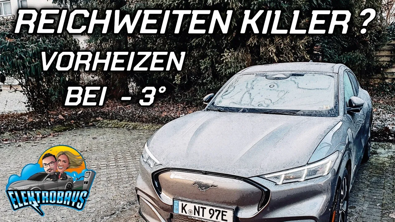 Elektroauto Vorheizen! Wieviel Reichweite verliert der MachE?