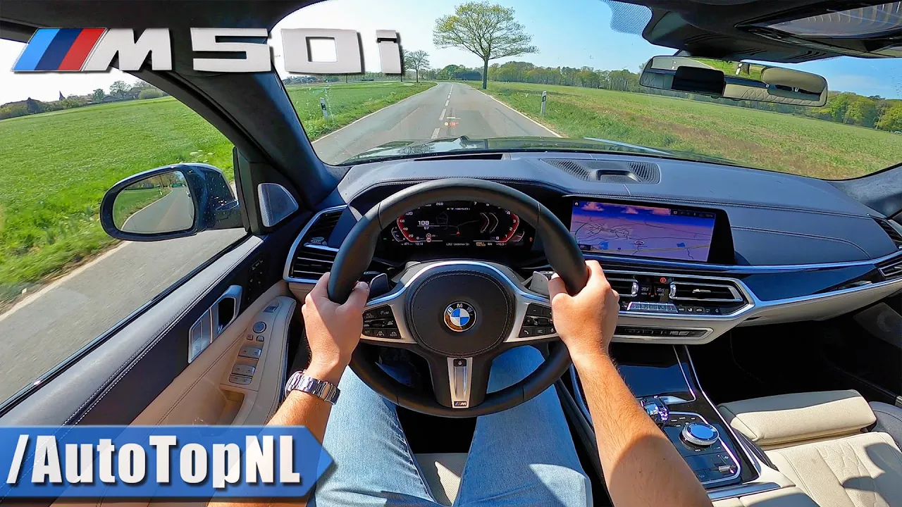 BMW X7 M50i 4.4 V8 530HP POV Test Drive by AutoTopNL