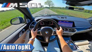 BMW X7 M50i 4.4 V8 530HP POV Test Drive by AutoTopNL