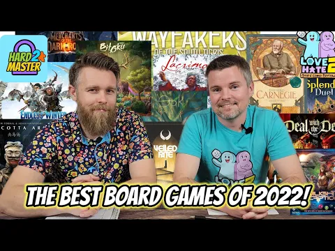 Hard 2 Master - Top 10 #boardgames of 2022!