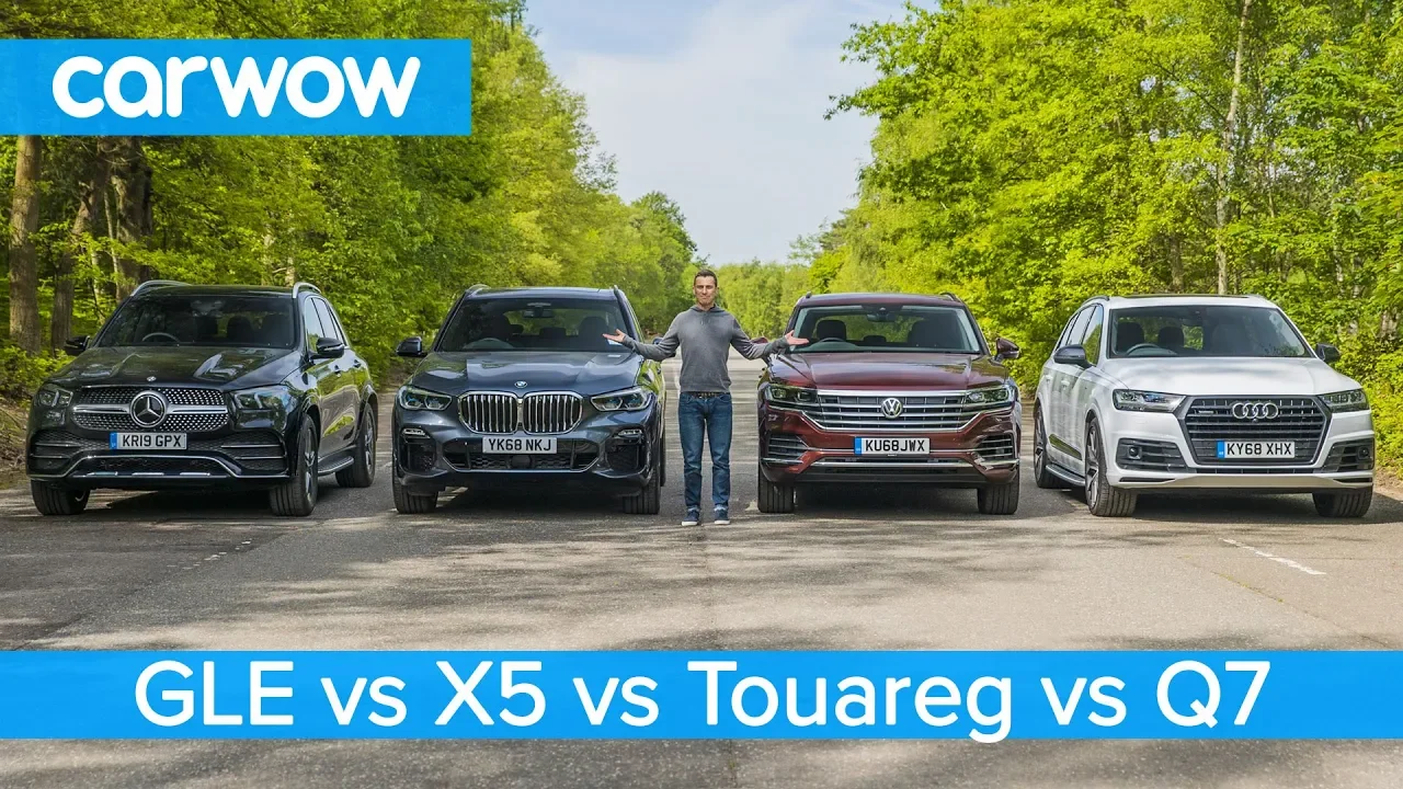 BMW X5 v Mercedes GLE v Audi Q7 v VW Touareg - which is the best premium SUV?