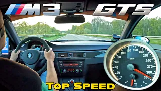 *ULTRA RARE* BMW M3 GTS 4.4 V8 is HUNTING for TOP SPEED on AUTOBAHN