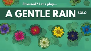 A Gentle Rain | Cozy Solo Board Game How to Play & Playthrough (Review copy provided)