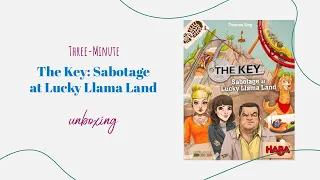 3-Minute Unboxing - The Key: Sabotage at Lucky Llama Land