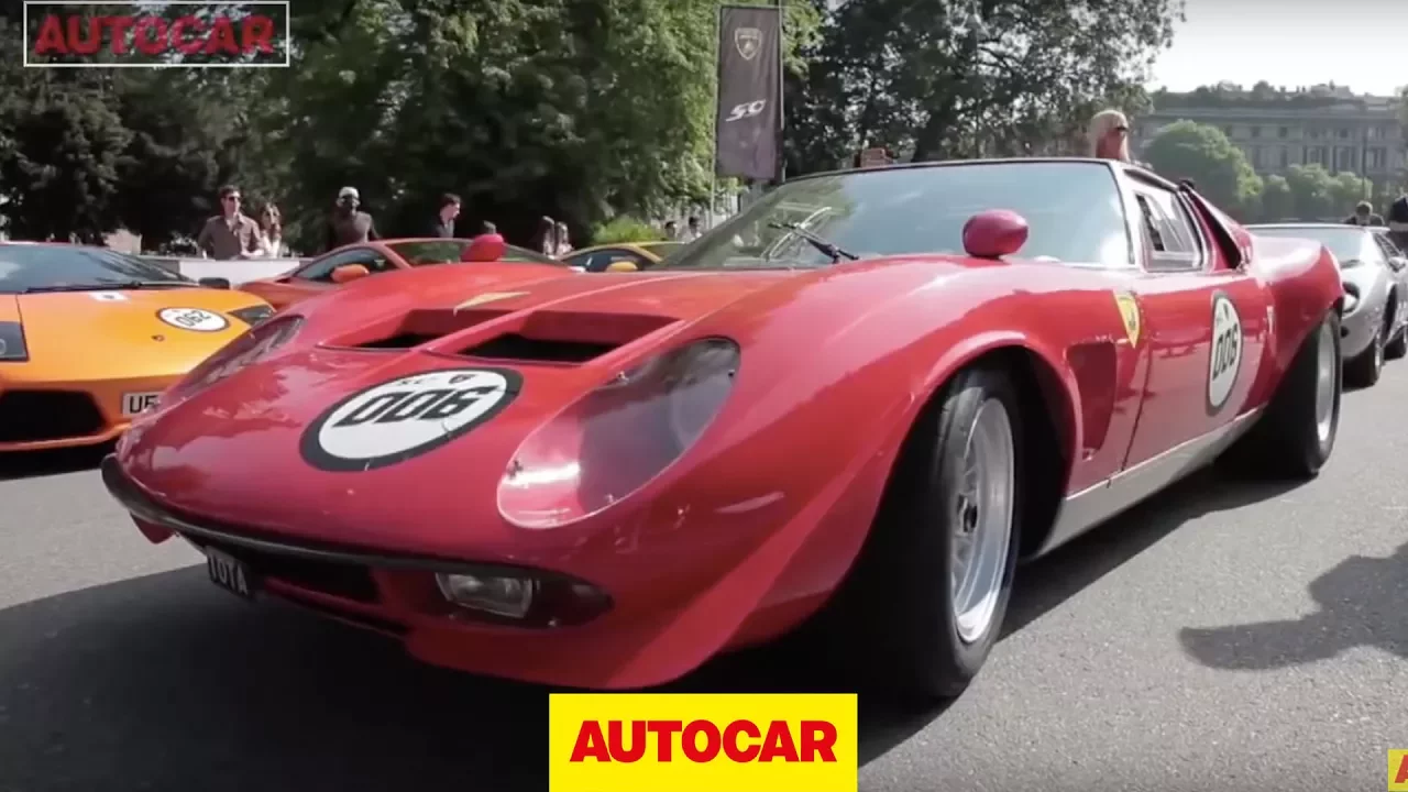 Lamborghini 50th anniversary drive special - Aventador, Gallardo, Murcielago, Miura