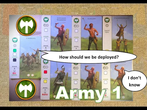 Strategy Guide - Barbarian Army 1 - Rome Total War: The Board Game - 