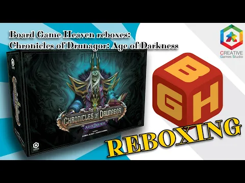 Board Game Heaven Reboxing 227: Chronicles of Drunagor: Age of Darkness (Creative Games Studio)